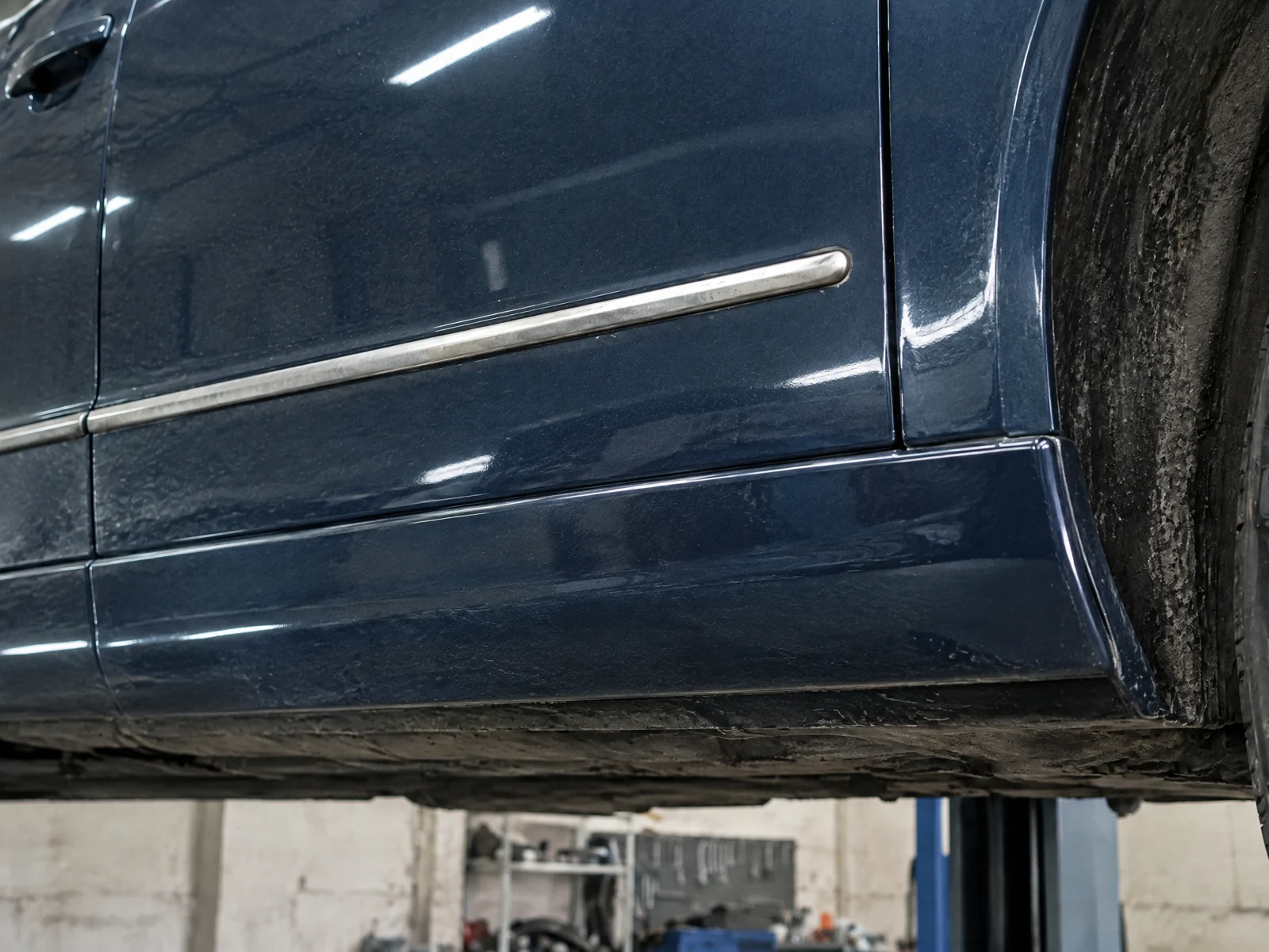 Стало — VW Passat — переварка порогов
