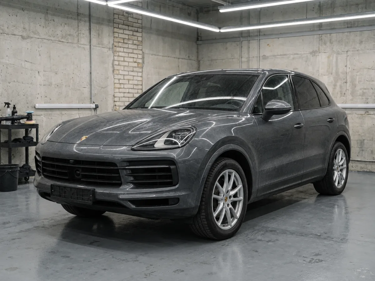 До ремонта — Porsche Cayenne — полировка кузова