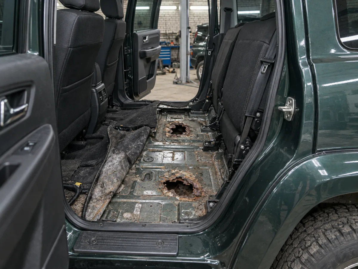 До ремонта — UAZ Patriot — ремонт днища