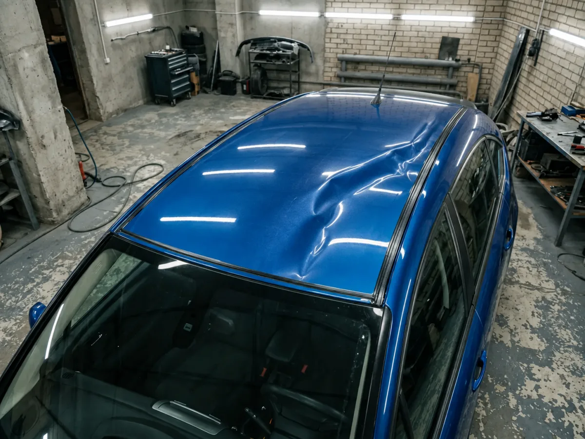 До ремонта — Hyundai Elantra — ремонт и покраска крыши