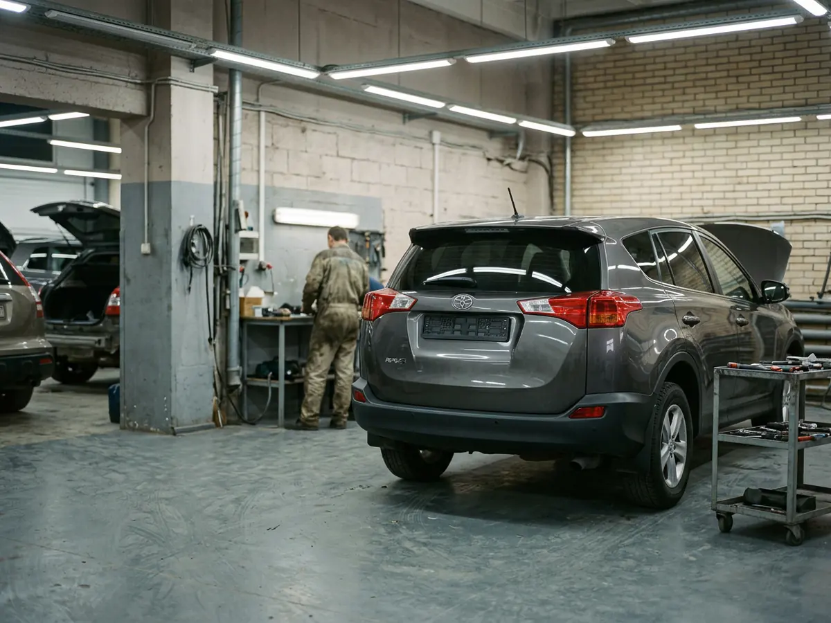 Toyota RAV4 — ремонт двери багажника