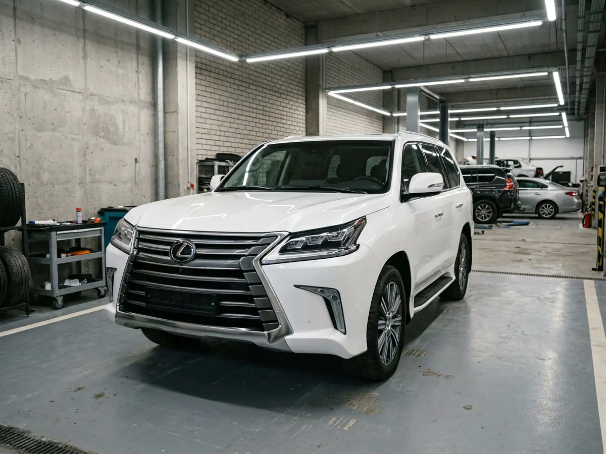 Lexus LX — восстановление передней части после ДТП